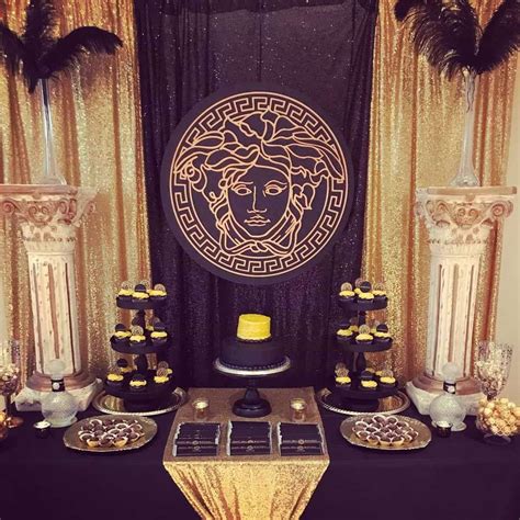 versace birthday decorations